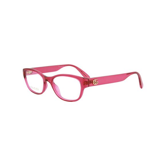 Gucci Square-Frame Injection Optical Frames Pink Womens - Picture 2 of 5
